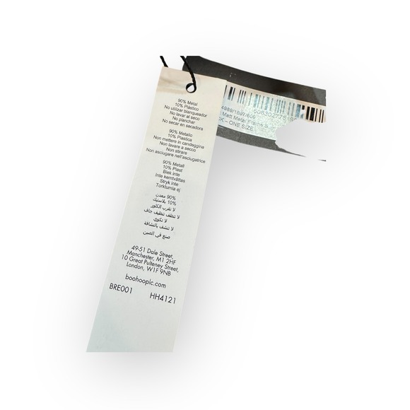 PrettyLittleThing Black Matt Metal Frame Slim Visor Sunglasses One Size CNB1267 - Picture 6 of 9